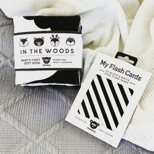 In The Woods & Newborn Flash Card Gift Set